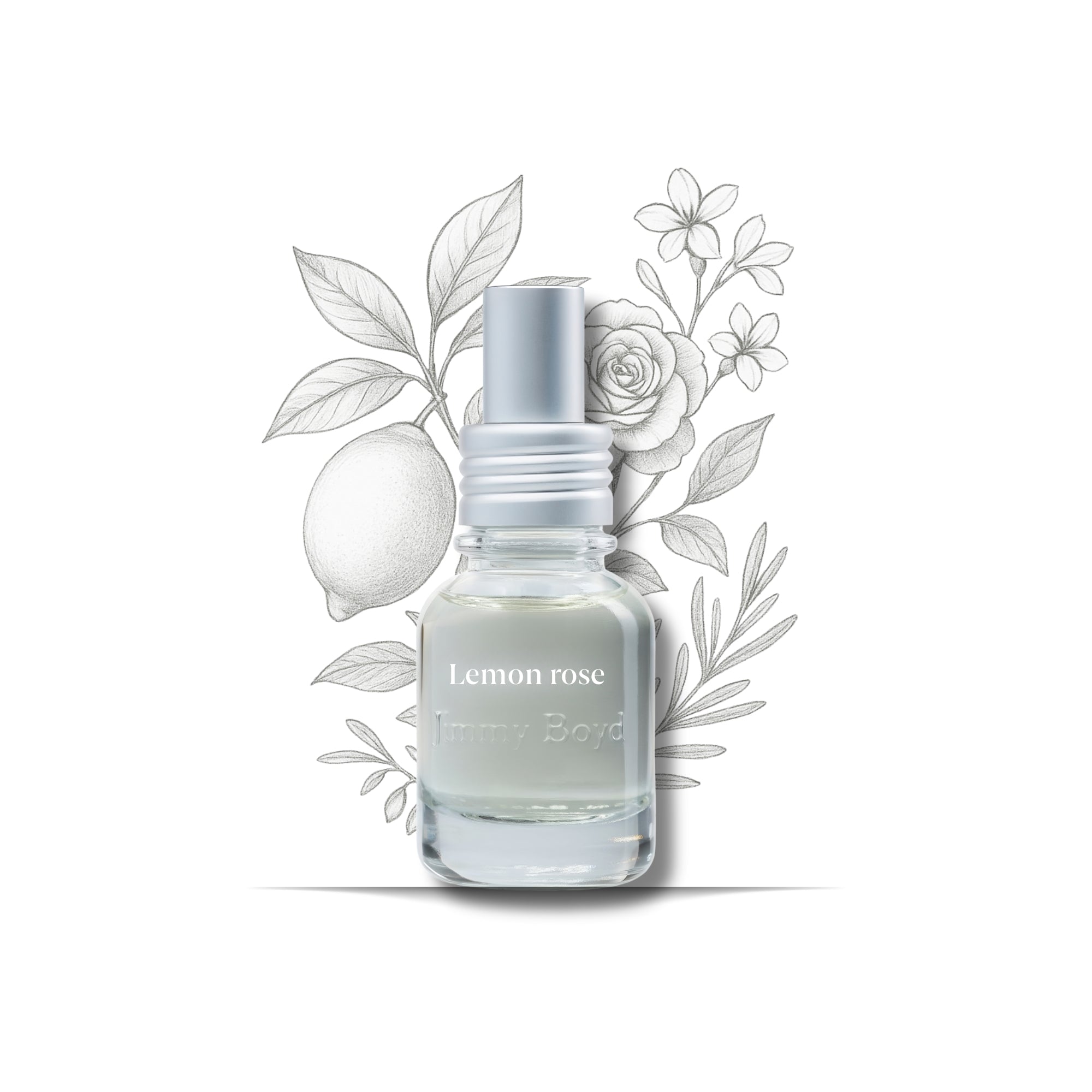 Fragancia Bio Orgánica lemon rose 25ml perfumes jimmy boyd