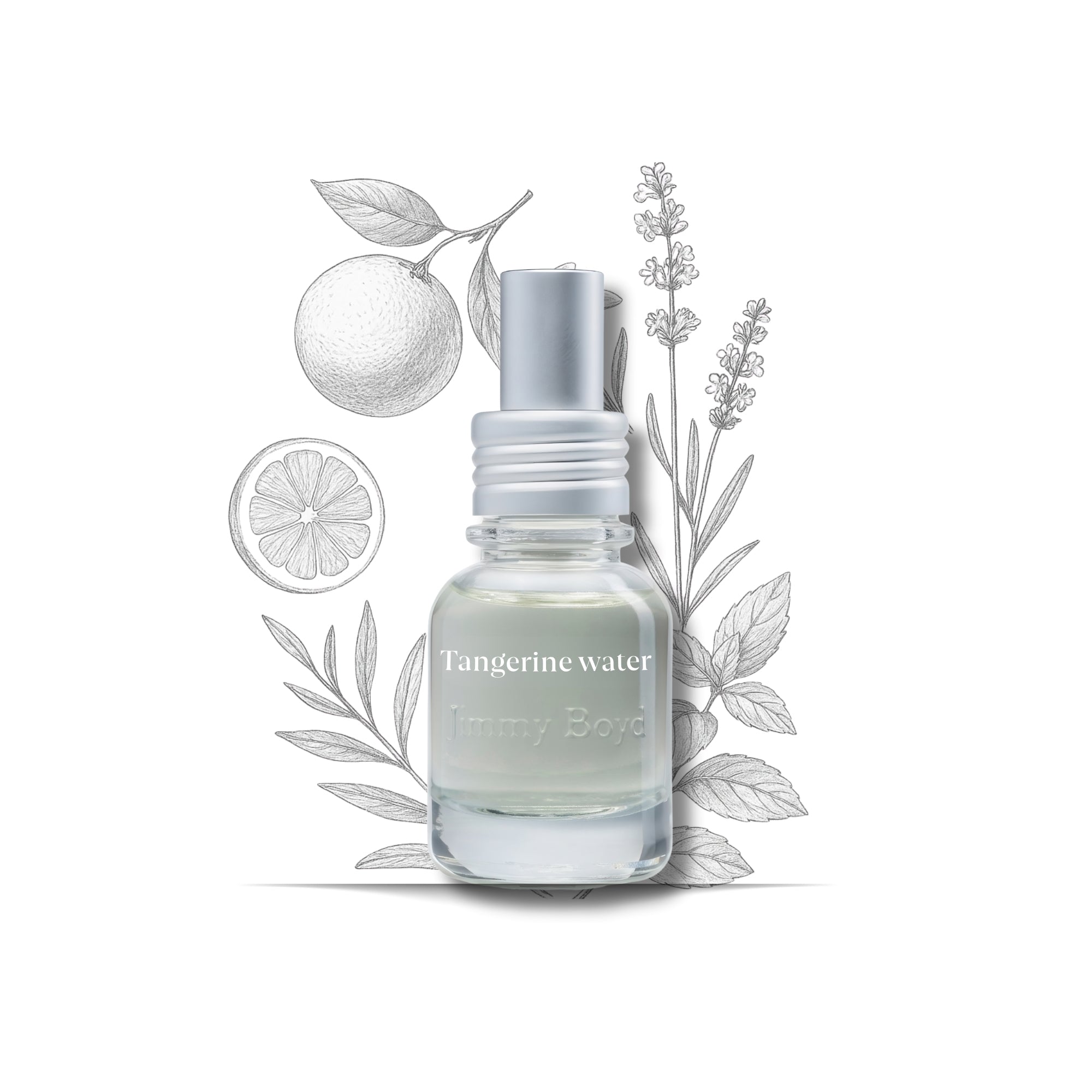 Fragancia Bio Orgánica tangerine water 25ml perfumes jimmy boyd